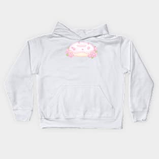 Cherry Blossom Glazed Donut Kids Hoodie